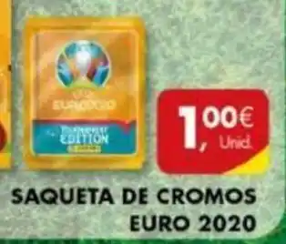Pingo Doce Saqueta de Cromos Euro 2020 promoção