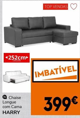 Conforama Chaise longue promoção