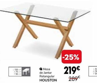 Conforama Mesa de jantar promoção