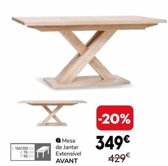 Conforama Mesa de jantar promoção