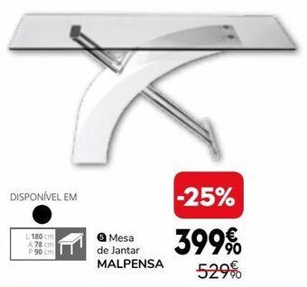 Conforama Mesa de jantar promoção