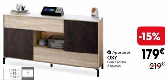 Conforama Aparador sala de estar promoção