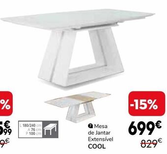 Conforama Mesa de jantar promoção
