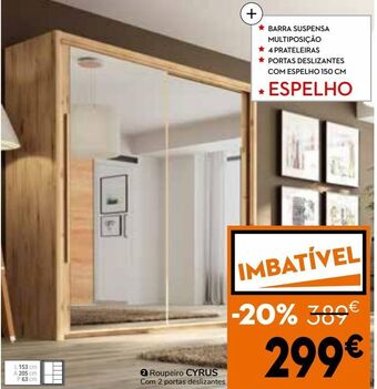Conforama Roupeiro promoção