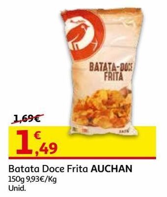 Auchan Batata doce frita auchan promoção