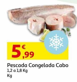 Auchan Pescada congelada cabo promoção