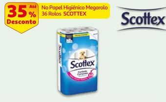 Auchan Papel higiénico scottex promoção