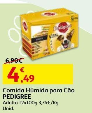 Auchan Comida húmida cão pedigree promoção