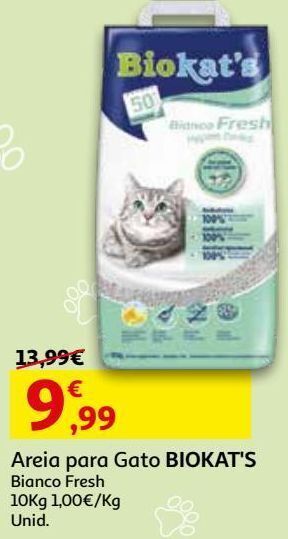 Auchan Areia para gato biokat's promoção