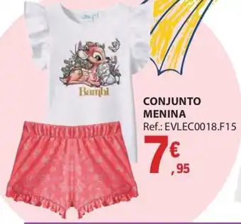 E.Leclerc Conjunto Menina promoção