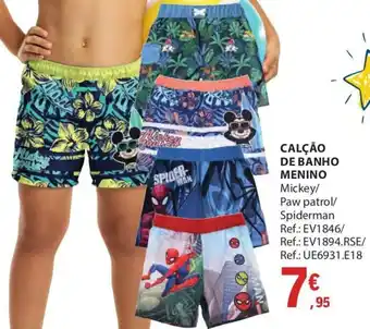 E.Leclerc Calção de Banho Menino promoção