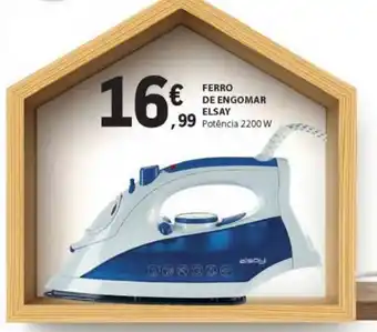 E.Leclerc Ferro de Engomar Elsay 2200W promoção