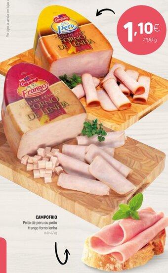 Coviran Campofrio Peito de Peru ou Peito Frango Forno Lenha promoção