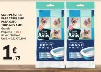 E.Leclerc Saco Plástico para Tabuleiro para Gato Tous Mes Amis Grande promoção