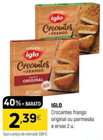 Coviran Iglo Crocantes Frango Original ou Parmesão e Ervas 2 u promoção