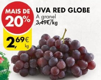 Pingo Doce Uva Red Globe promoção