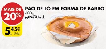 Pingo Doce Pão de Ló em Forma de Barro 600g promoção