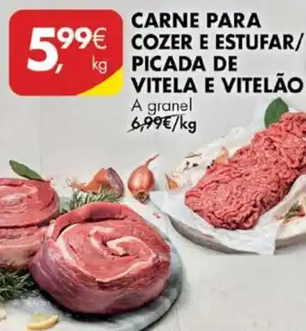 Pingo Doce Carne Para Cozer e Estufar/Picada de Vitela e Vitelão promoção