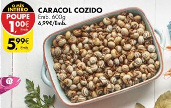 Pingo Doce Caracol Cozido 600g promoção