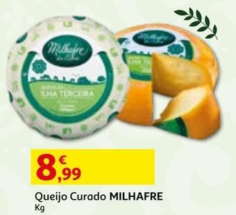 Auchan Queijo curado milhafre kg promoção