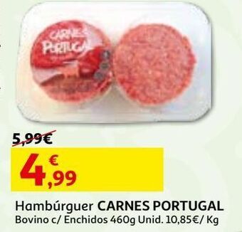 Hamburguer carnes portugal bovino com enchidos 460 g