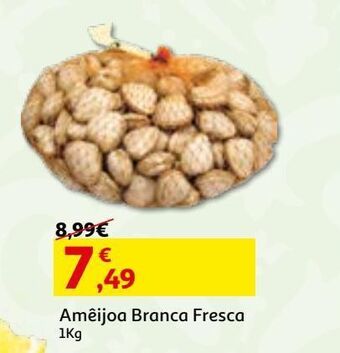 Auchan Amêijoa branca fresca 1 kg promoção