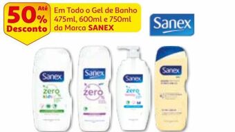 Auchan Gel banho sanex promoção
