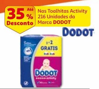Auchan Toalhitas dodot activity 216 un promoção