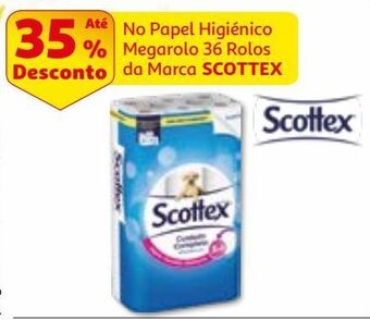 Auchan Papel higiénico scottex promoção