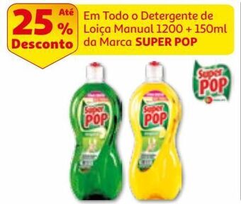 Auchan Detergente loiça super pop promoção