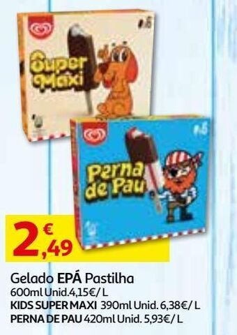 Auchan Gelado multipack olá promoção