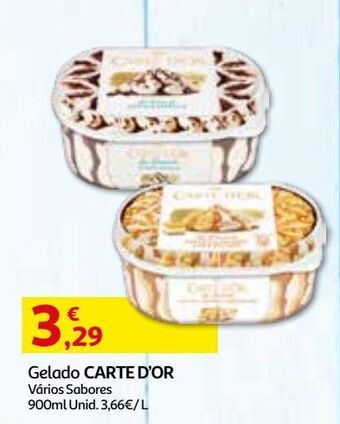 Auchan Gelado carte d'or promoção