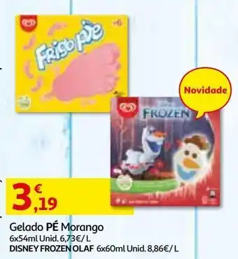 Auchan Gelado olá pé promoção
