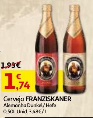Auchan Cerveja franziskaner promoção