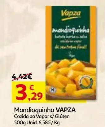 Mandioquinha vapza cozida ao vapor s/gluten 500 g