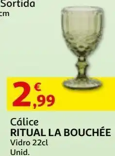 Cálice ritual la bouchée vidro 22 cl