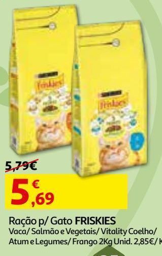 Auchan Ração gato friskies promoção