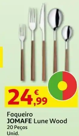 Auchan Faqueiro lune wood jomafe 20 peças promoção