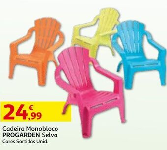 Auchan Cadeira monobloco progarden selva cores sortidas promoção