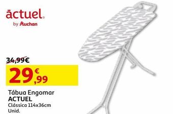 Auchan Tábua engomar actuel clássica 114x36cm promoção