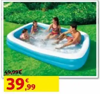 Auchan Piscina verão 305x183x46cm promoção