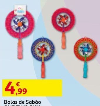 Auchan Bolas sabão one two fun moinho vento promoção