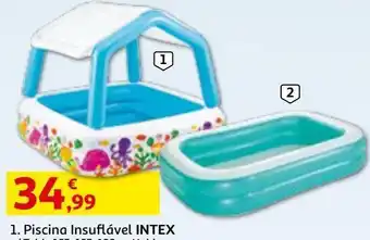 Auchan Piscina insuflavel promoção