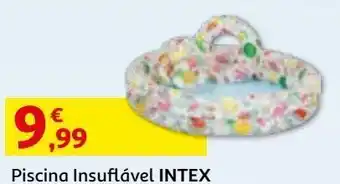Auchan Piscina insuflavel c/ boia e bola intex 122x25cm promoção