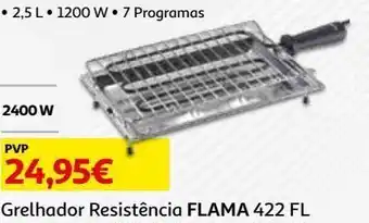 Grelhador resistencia flama:refª 422 fl