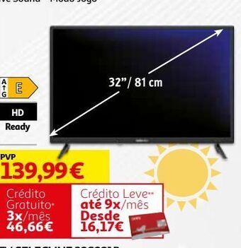 Auchan Tv selecline 32s221b promoção