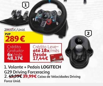 Volante + pedais logitech