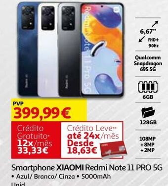 Auchan Smartphone xiaomi promoção
