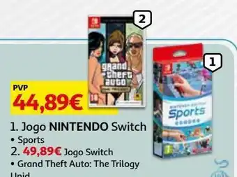 Auchan Jogo nintendo switch promoção