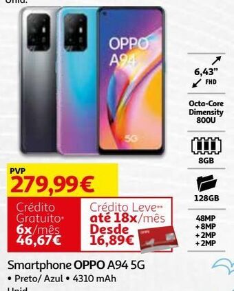 Auchan Smartphone oppo promoção